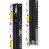 Rits deelbaar | Opti | spiraal S60 | 45 cm | 000 zwart Deelbare Rits OPTI - D - S60 - 45 CM - 000 - ZWART